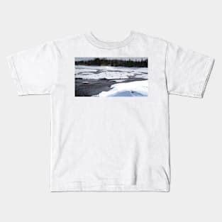 Ice on the river Kids T-Shirt